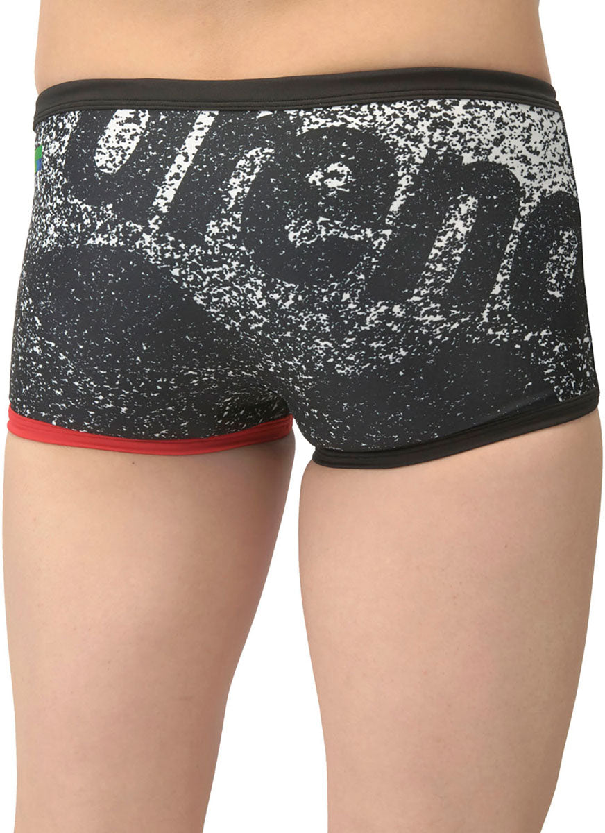 メンズ 競泳トレーニング水着 スパッツ ショートレッグ 水泳 練習用