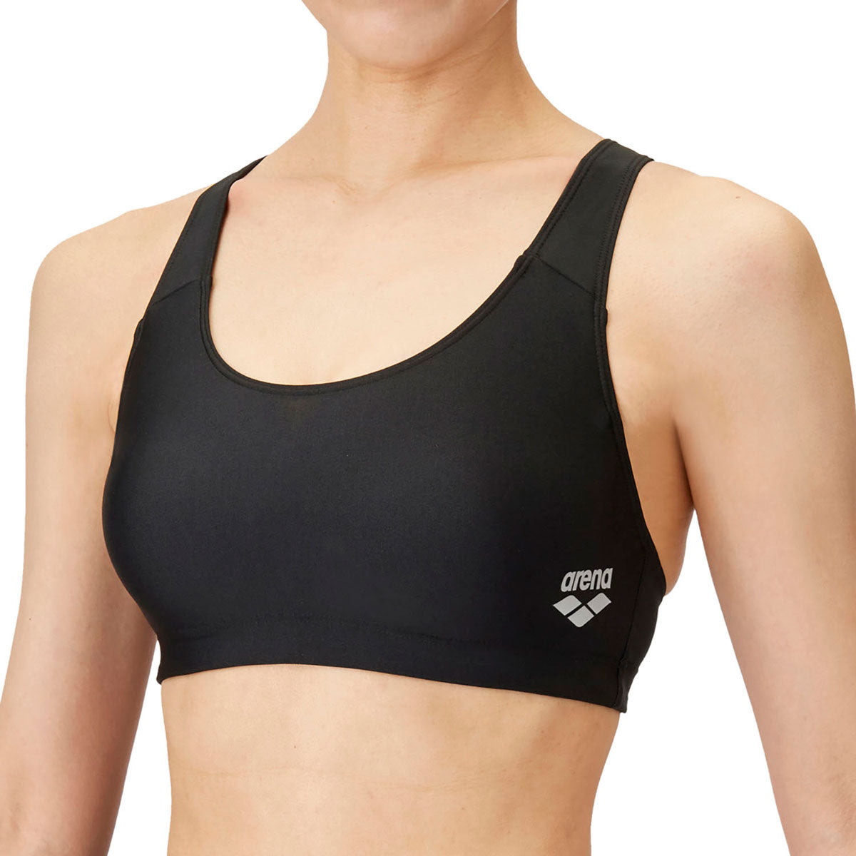 レディース ブラトップ フィットネス水着 スイムトップス パッド付き