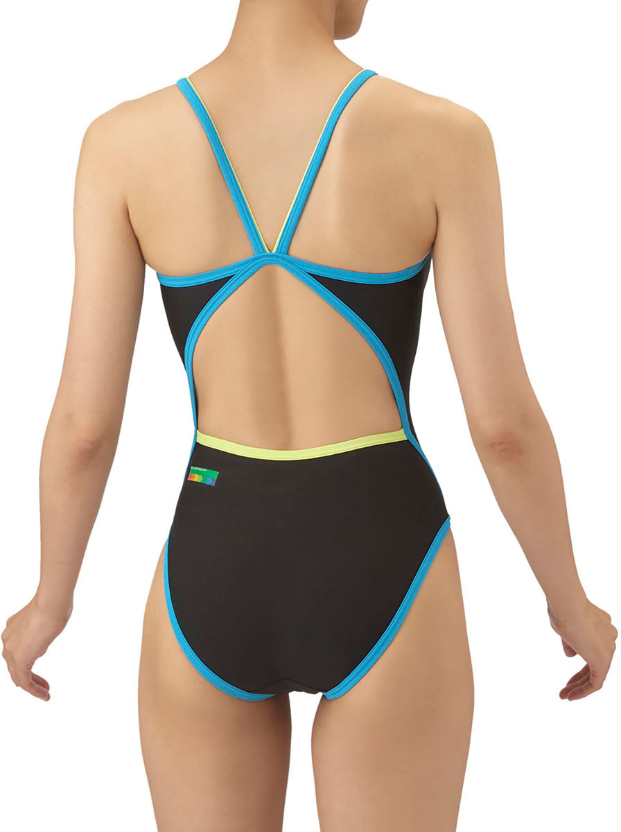 レディース 競泳トレーニング水着 ワンピース オープンバック 水泳 練習用