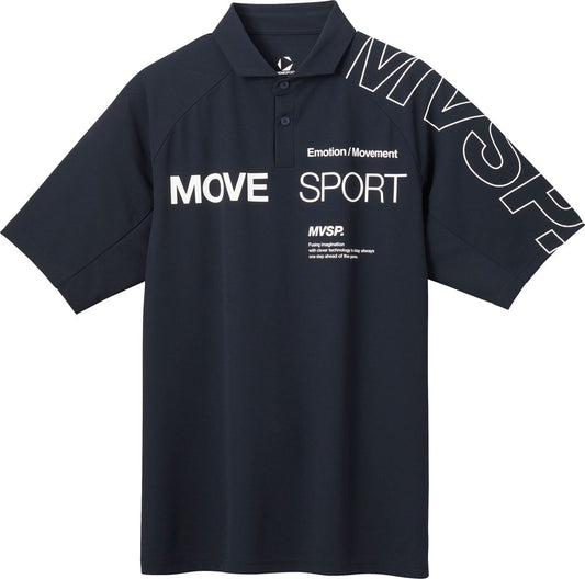 メンズ 半袖ポロシャツ トップス SUNSCREENミニ鹿の子 ラグランスリーブポロシャツ