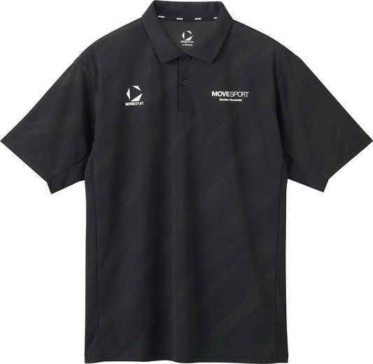 SUNSCREENミニ鹿の子 総柄グラフィックポロシャツ