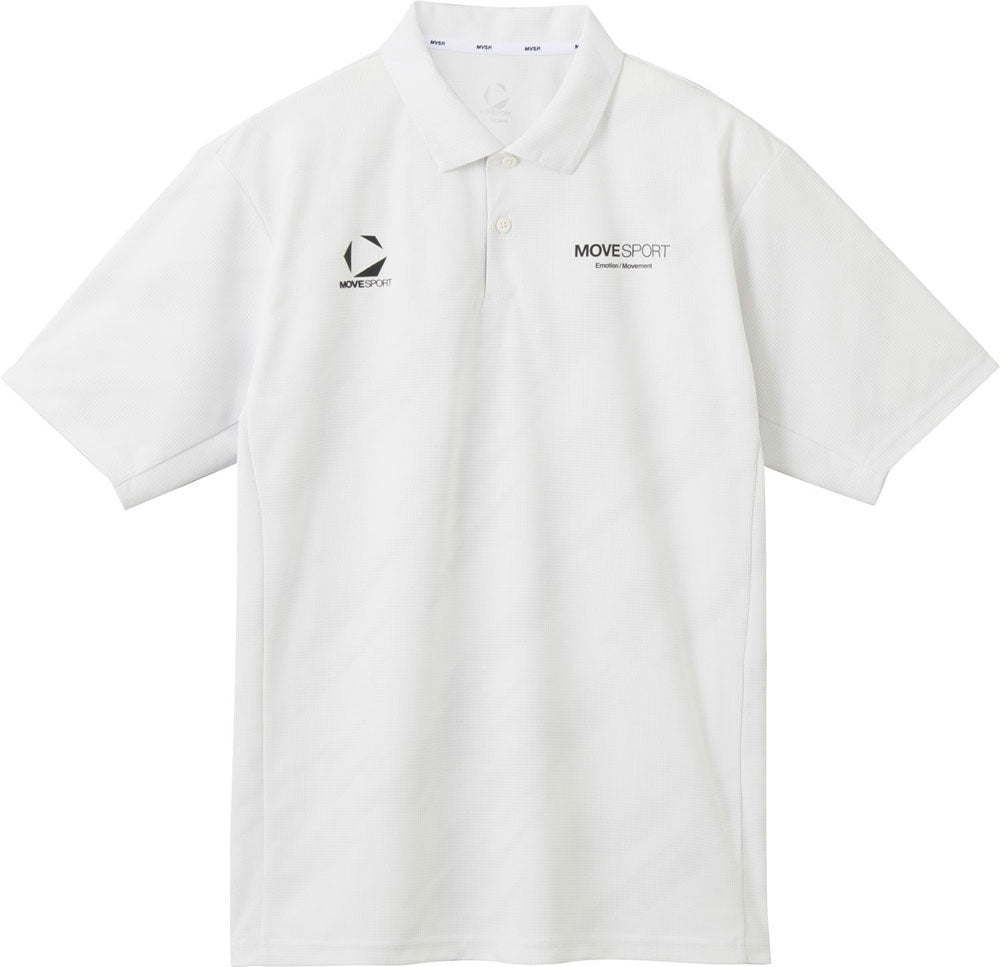 SUNSCREENミニ鹿の子 総柄グラフィックポロシャツ