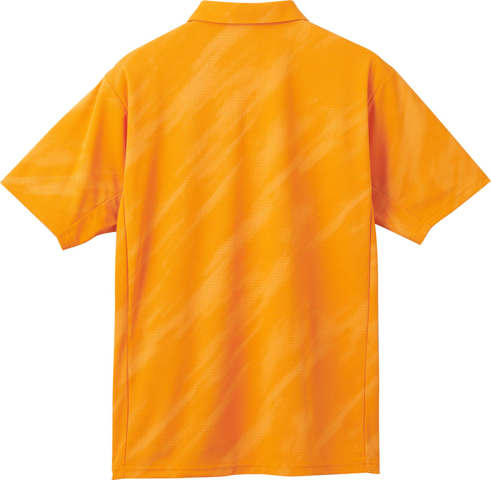 SUNSCREENミニ鹿の子 総柄グラフィックポロシャツ