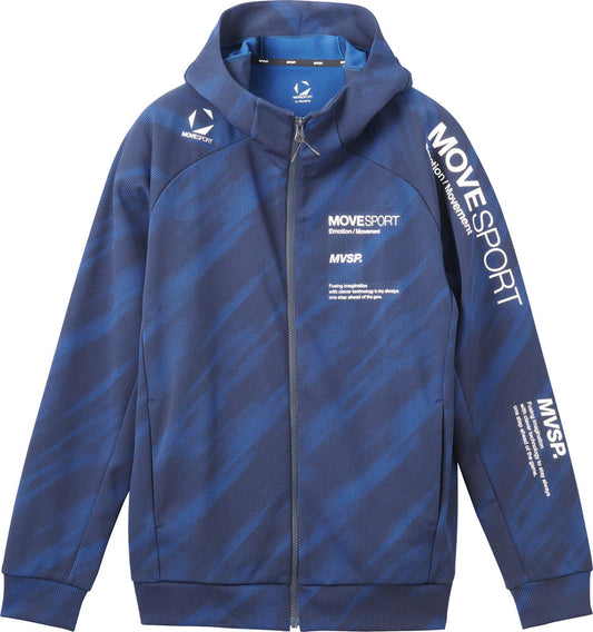 SUNSCREEN 総柄グラフィック ジャージフーディー