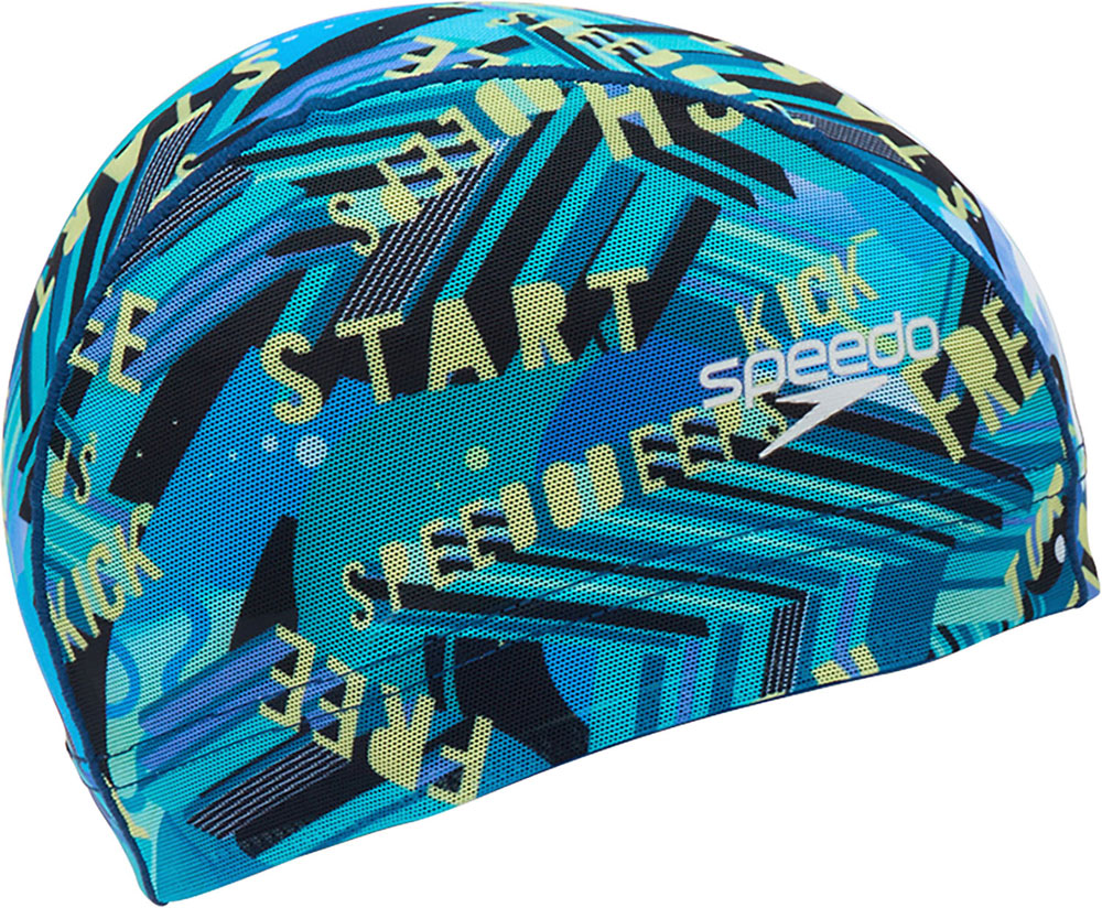 Wording Stripes Mesh Cap