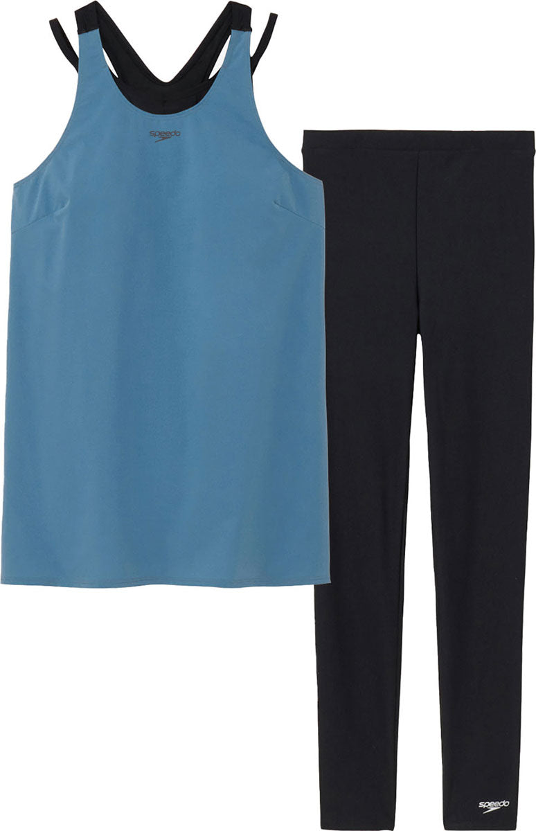 レディース フィットネス水着 Airpa Long 水泳 アクアビクス ヨガ 水陸両用