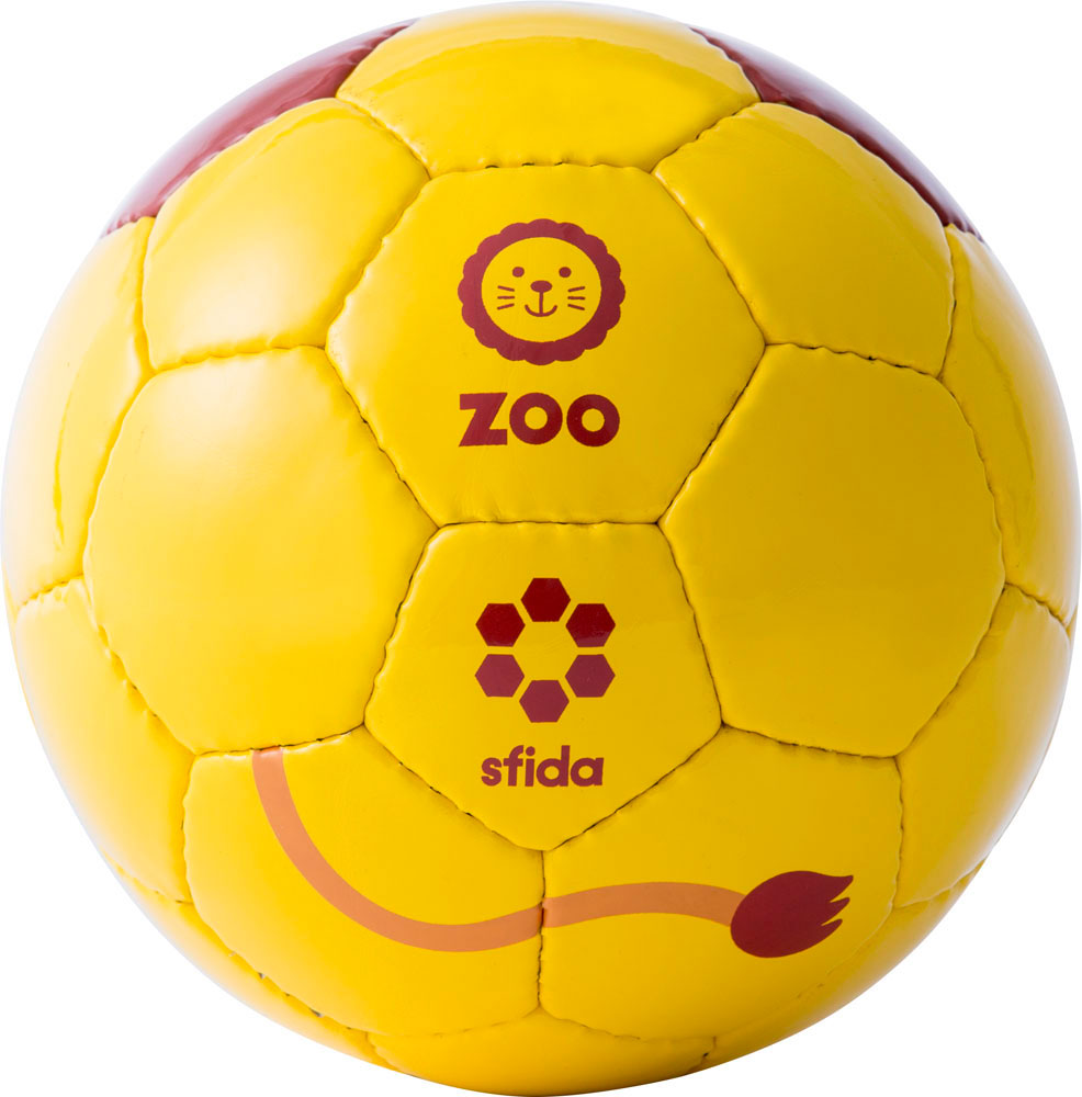 FOOTBALL ZOO Soccer Ball Size 1 for Kids - Lion