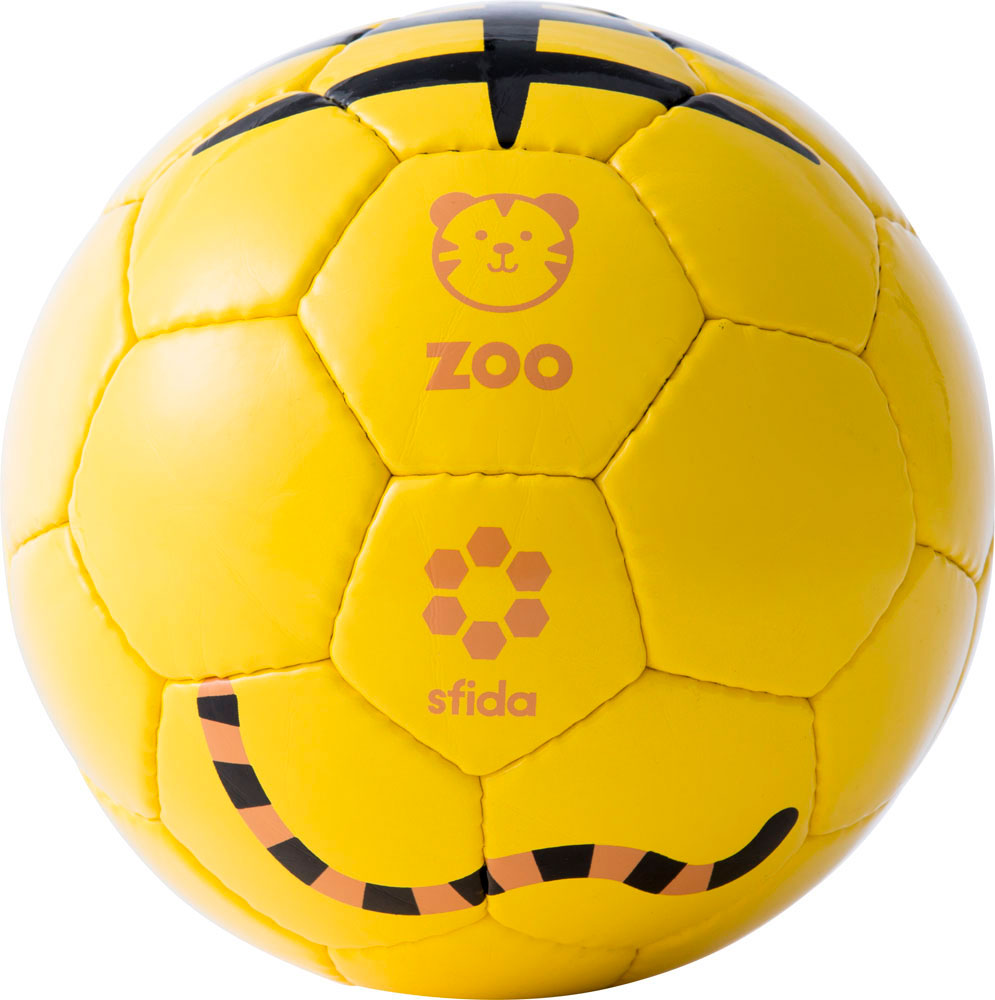 FOOTBALL ZOO Soccer Ball No. 1 for Kids, Tiger