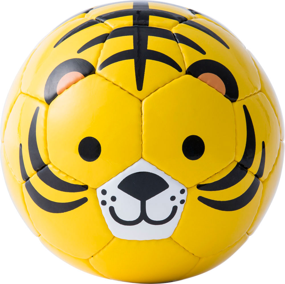 FOOTBALL ZOO Soccer Ball No. 1 for Kids, Tiger