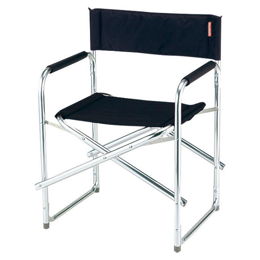 グラシアアルミディレクターチェア(ブラック) 【M-3802】