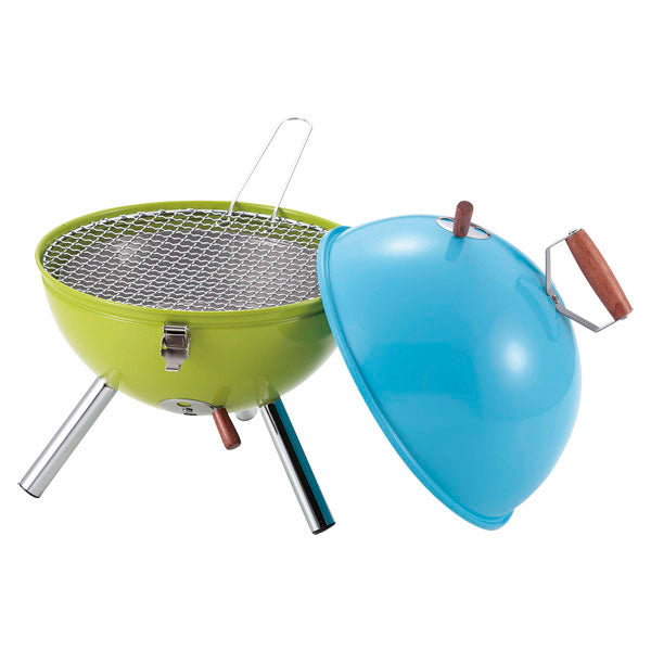 マルチミニバーベキューコンロ(ブルー×グリーン)