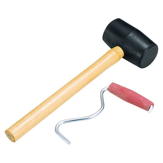 Hammer and peg puller set