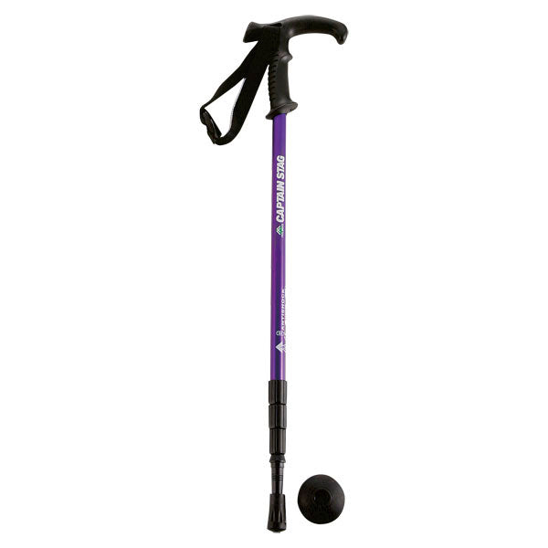 FEELBOSCO Trekking Stick T-Grip 4-Stage Slide PL [M-9840]