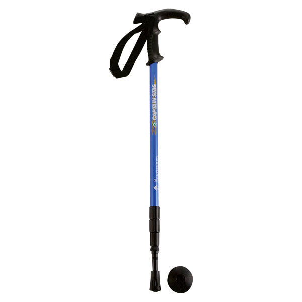 FEELBOSCO Trekking Stick T-Grip 4-Stage Slide BL [M-9841]