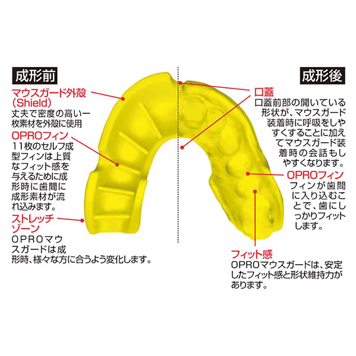 OPROシールド シルバー マウスガード マウスピース