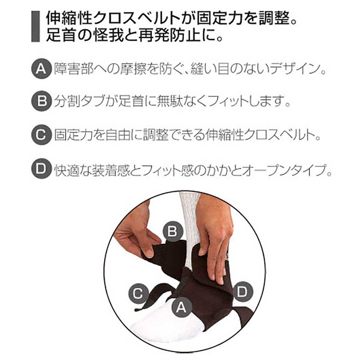 アジャスタブルアンクルサポートJPプラス  54478 54479