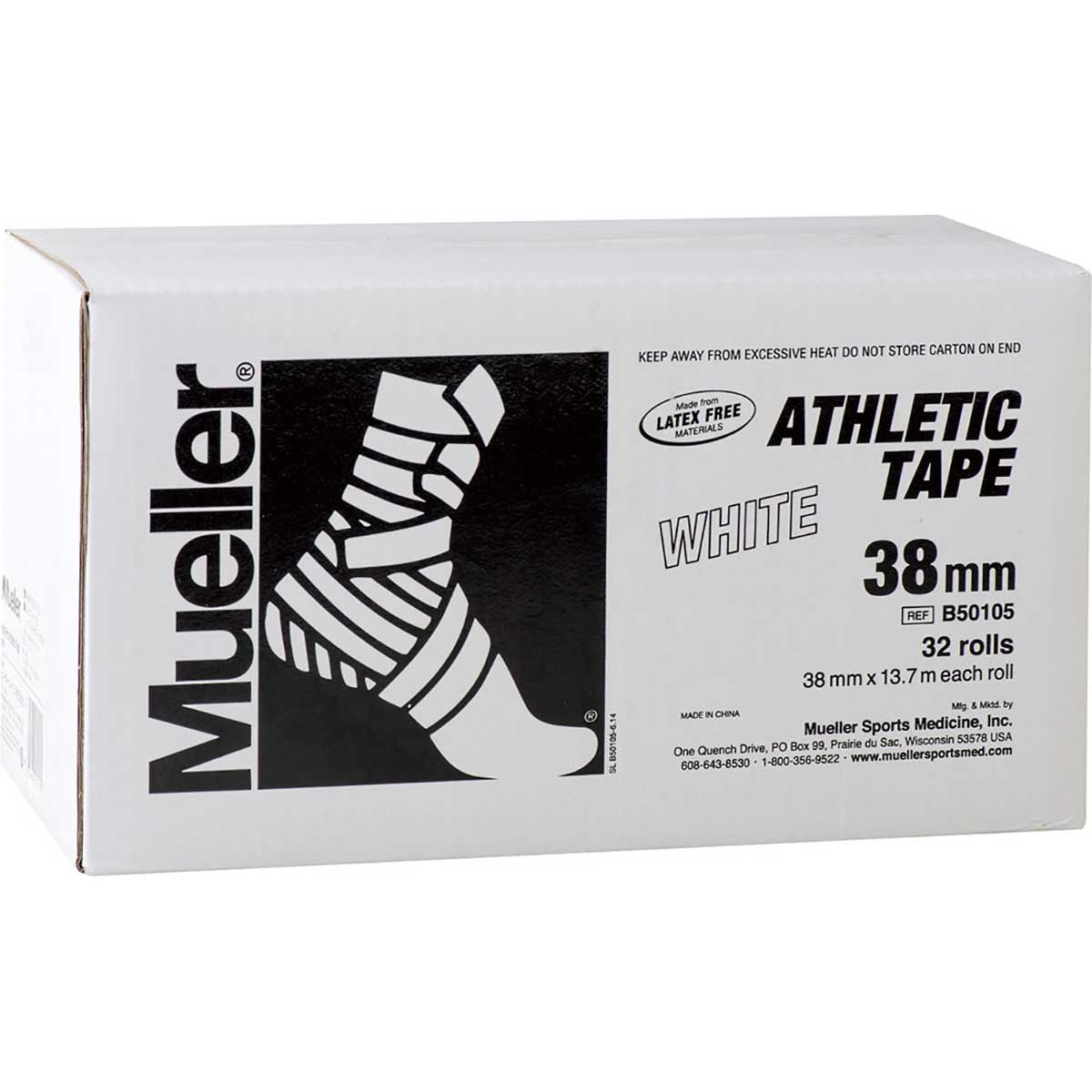 White Pro Athletic Tape 38MM 32 pcs