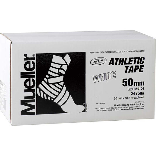 WHITE PRO ATHLETIC TAPE 50MM 24 PACK