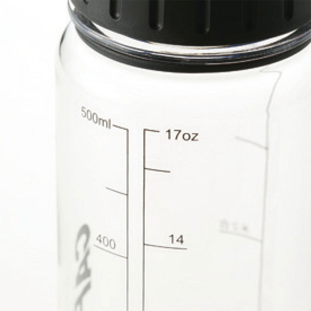 Water Bottle 500 (with Rice Memory) Black