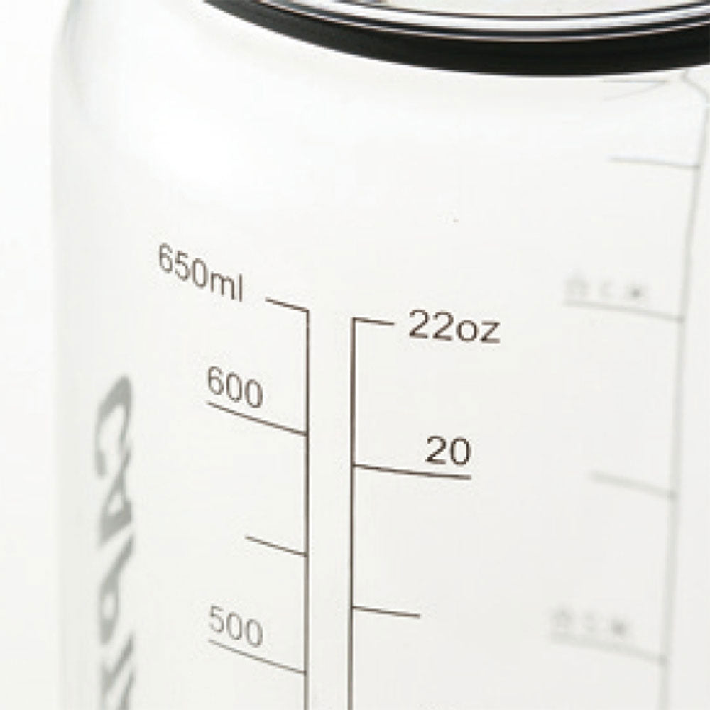 Water Bottle 650 (with Rice Memory) Black