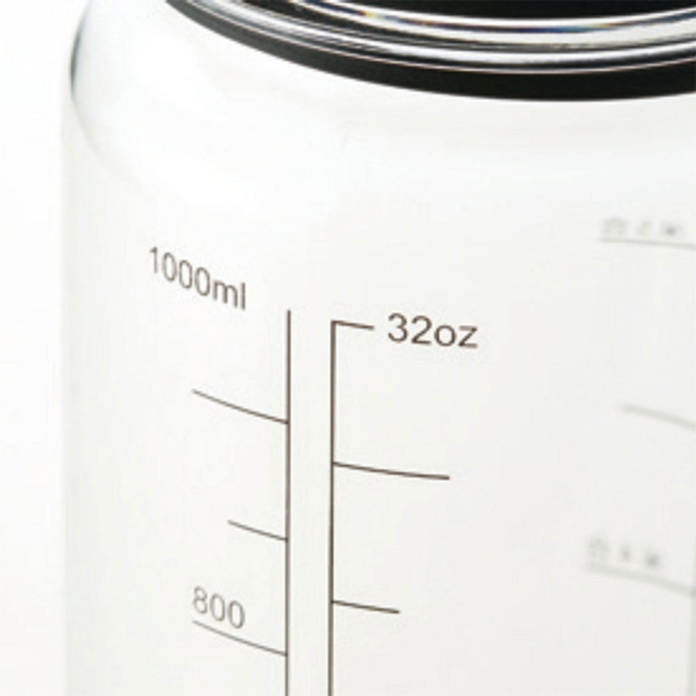 Water Bottle 1000 (with Rice Memory) Black