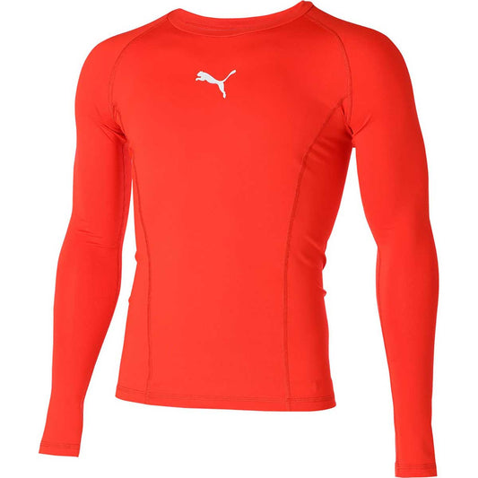 メンズ サッカーＴシャツ LIGA BASELAYER クルーネック LS シャツ