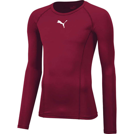 メンズ サッカーＴシャツ LIGA BASELAYER クルーネック LS シャツ
