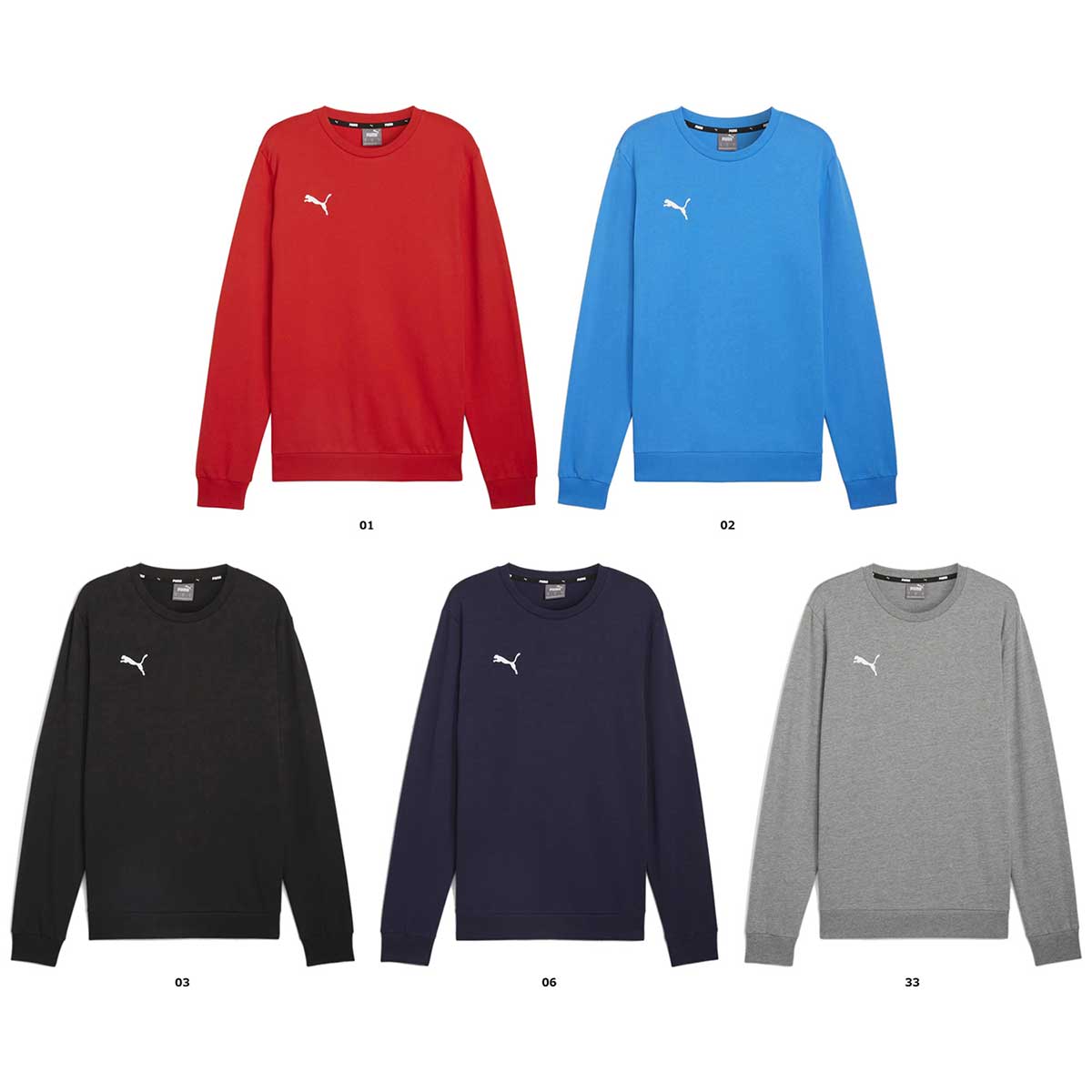 メンズ サッカースウェット・トレーナ TEAMGOAL カジュアル クルーネックスウェット