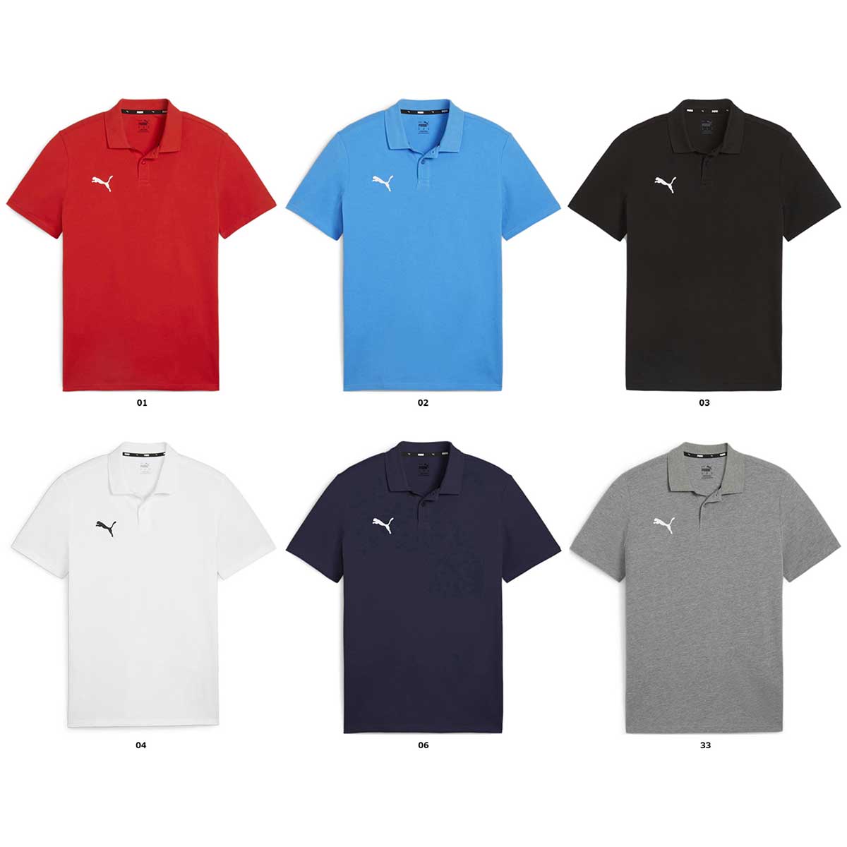 メンズ サッカーポロシャツ TEAMGOAL カジュアル ポロ