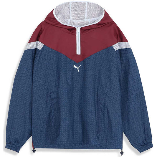 レディース マルチスポーツＴシャツ PUMA MOTION ハーフジップ AOP フーディ