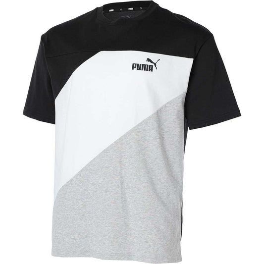 メンズ マルチスポーツＴシャツ PUMA POWER MX SS カラーブロック Tシャツ