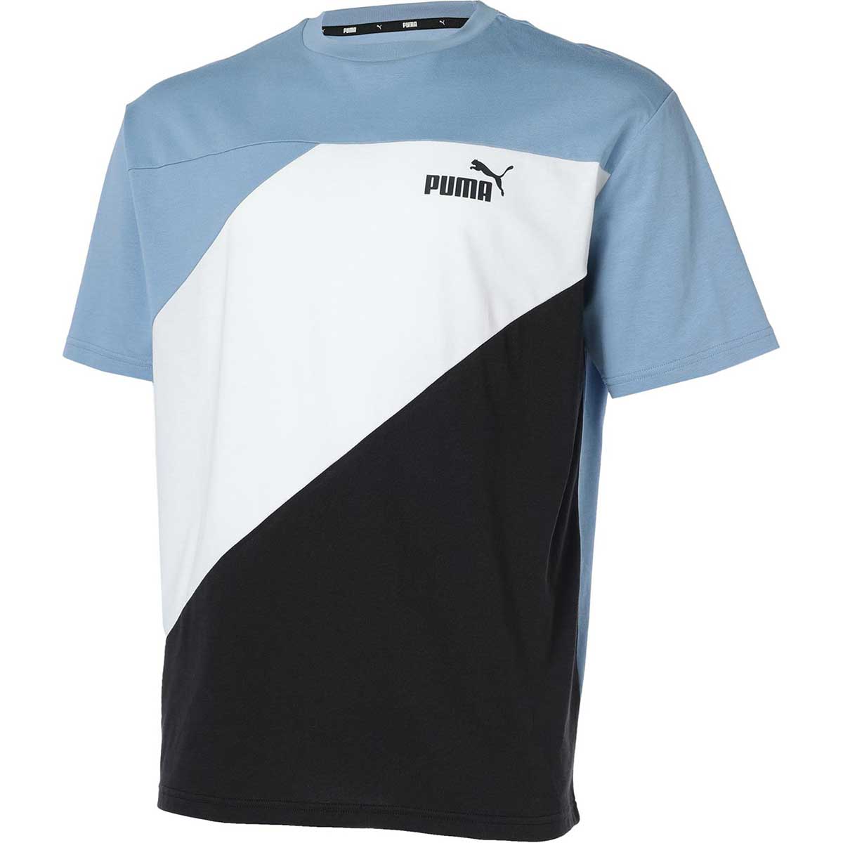 メンズ マルチスポーツＴシャツ PUMA POWER MX SS カラーブロック Tシャツ