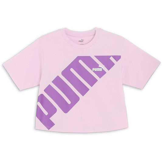 レディース マルチスポーツ半袖Ｔシャツ PUMA POWER MX SS クロップド Tシ