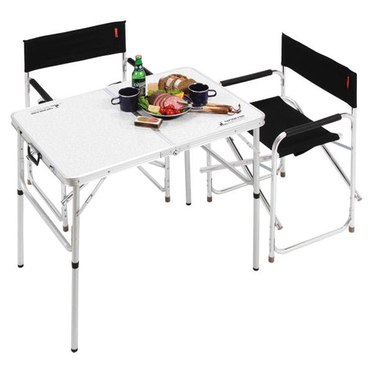 ラフォーレ アルミツーウェイテーブル アジャスター付 S 90×60cm