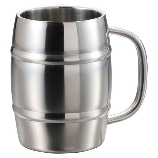 ダブルステン樽型メガジョッキ1.0L