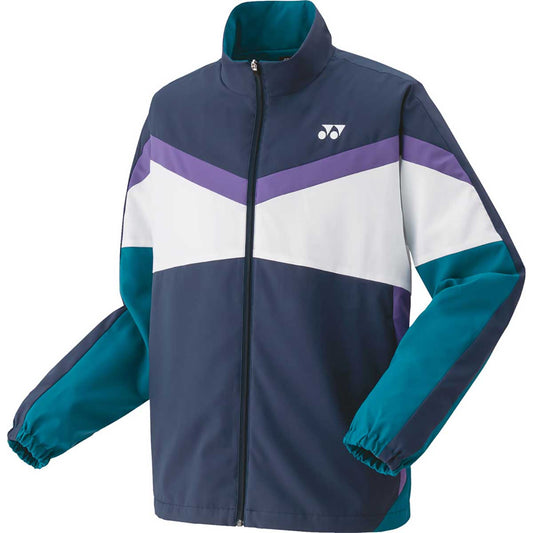 ユニセックス テニストレーニングウェア 裏地付ウォームアップシャツ(フィットスタイル)