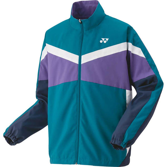 ユニセックス テニストレーニングウェア 裏地付ウォームアップシャツ(フィットスタイル)