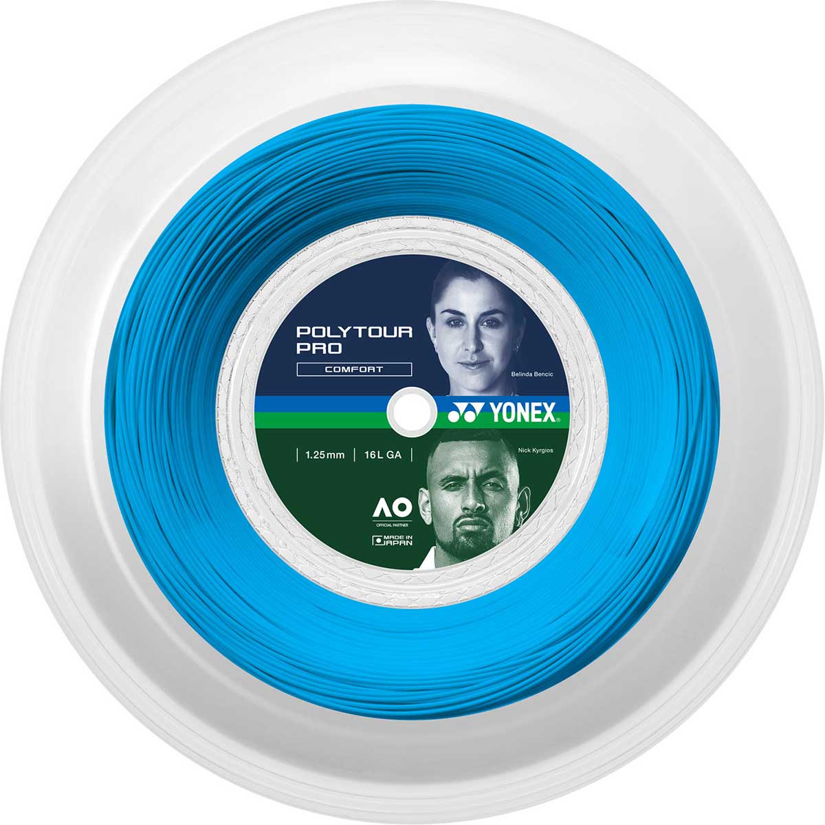 テニスガット・ラバー ポリツアー プロ 125 200m