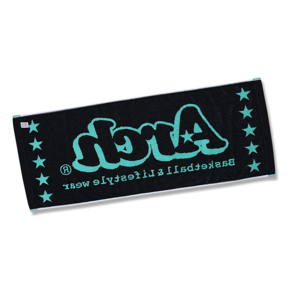 ユニセックス バスケ タオル Arch basic logo jacquard towel