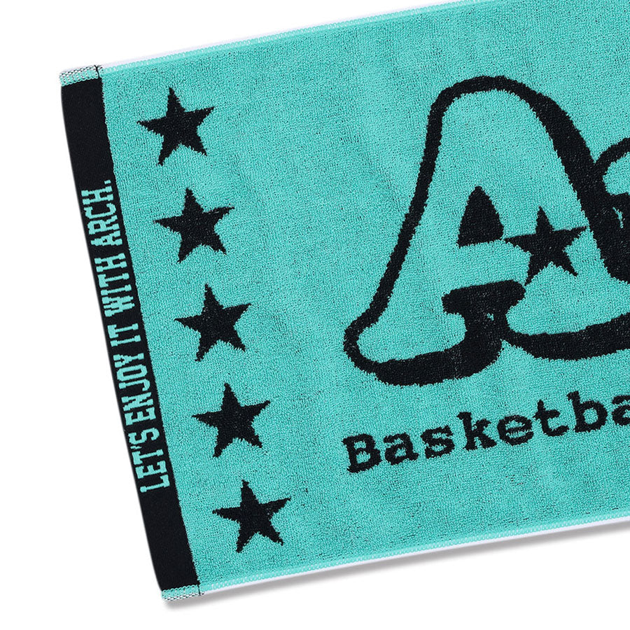 ユニセックス バスケ タオル Arch basic logo jacquard towel