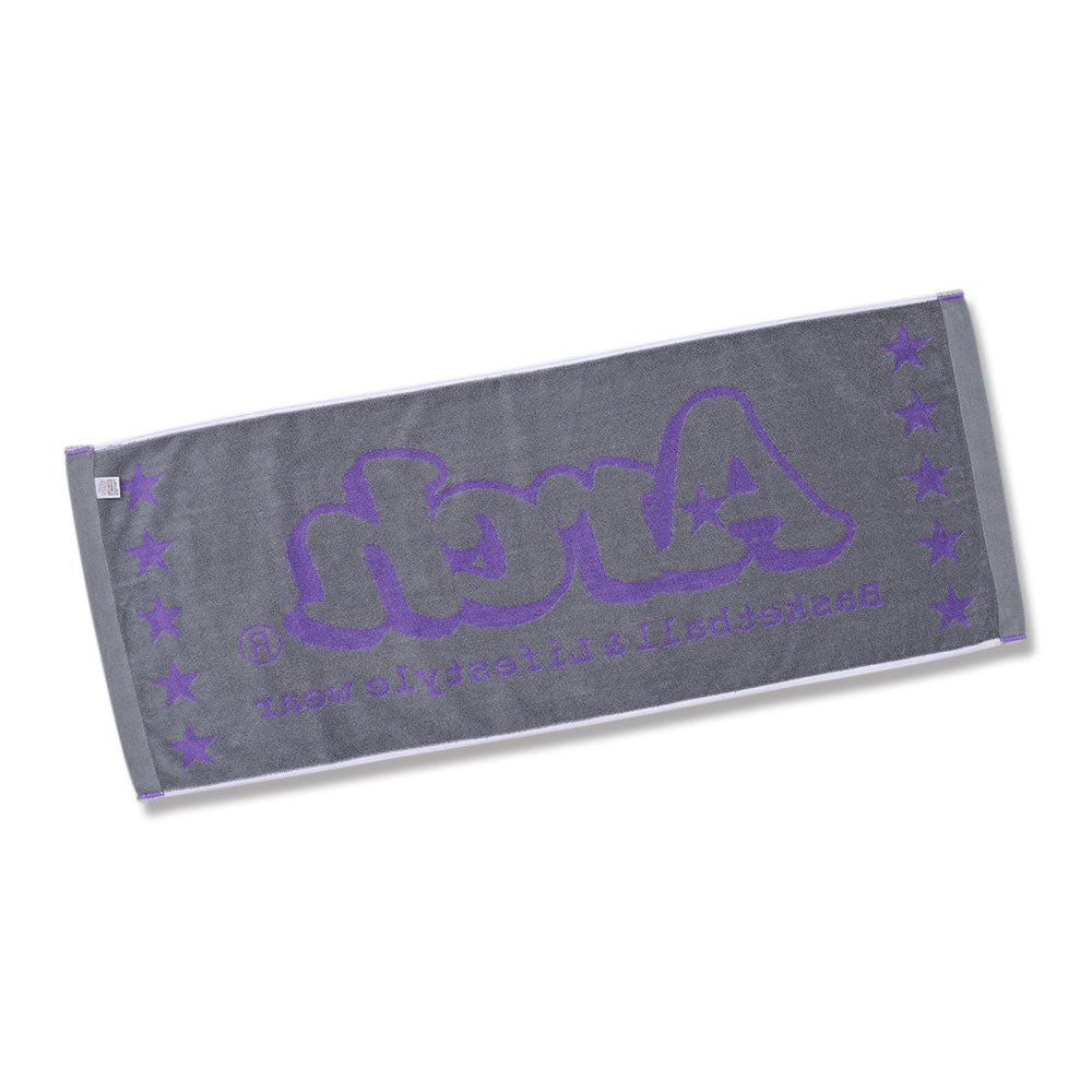 ユニセックス バスケ タオル Arch basic logo jacquard towel