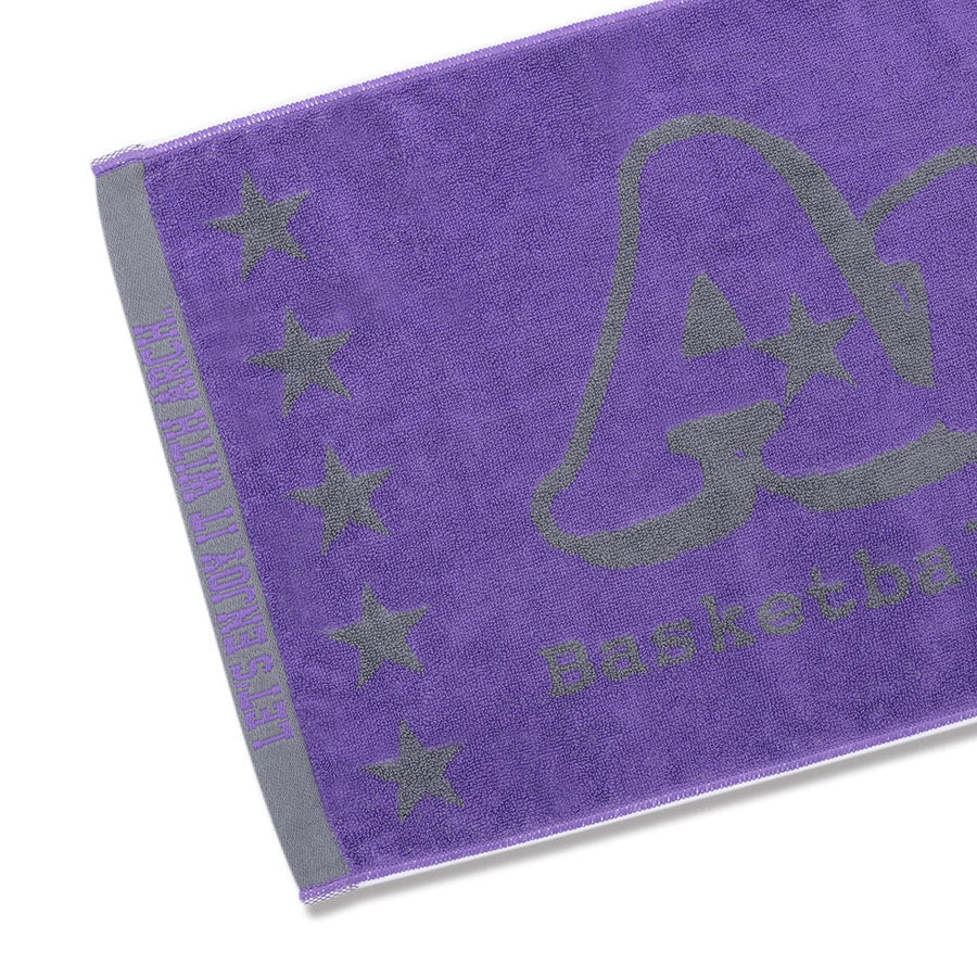 ユニセックス バスケ タオル Arch basic logo jacquard towel