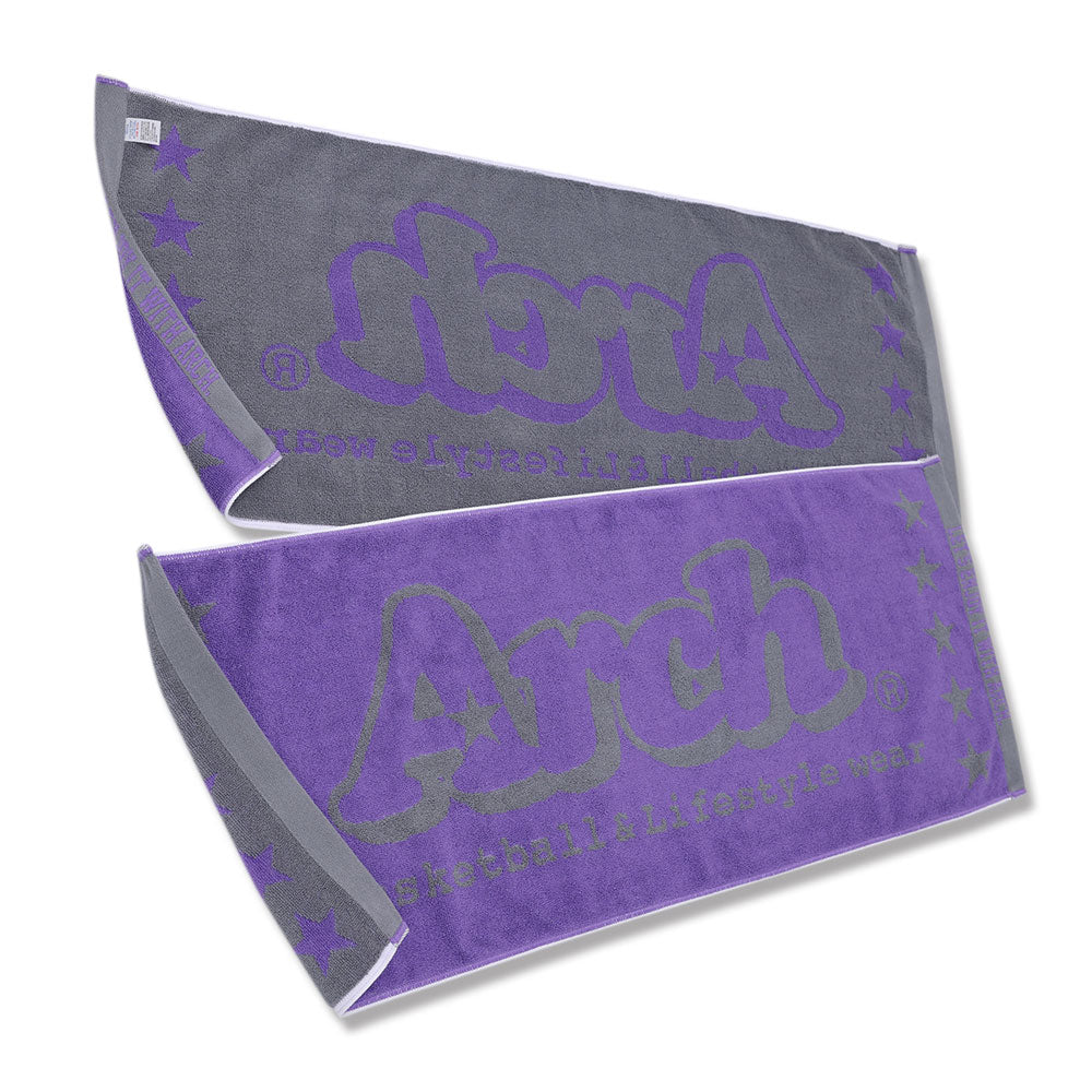 ユニセックス バスケ タオル Arch basic logo jacquard towel
