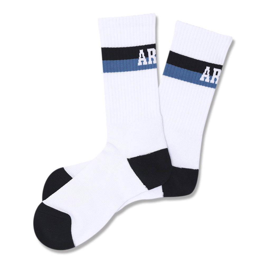 Arch bi-color crew mid. Socks バスケット ソックス 靴下