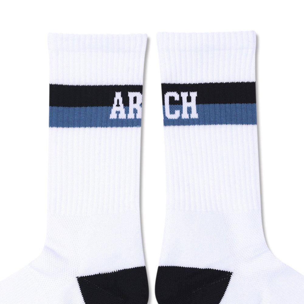 Arch bi-color crew mid. Socks バスケット ソックス 靴下