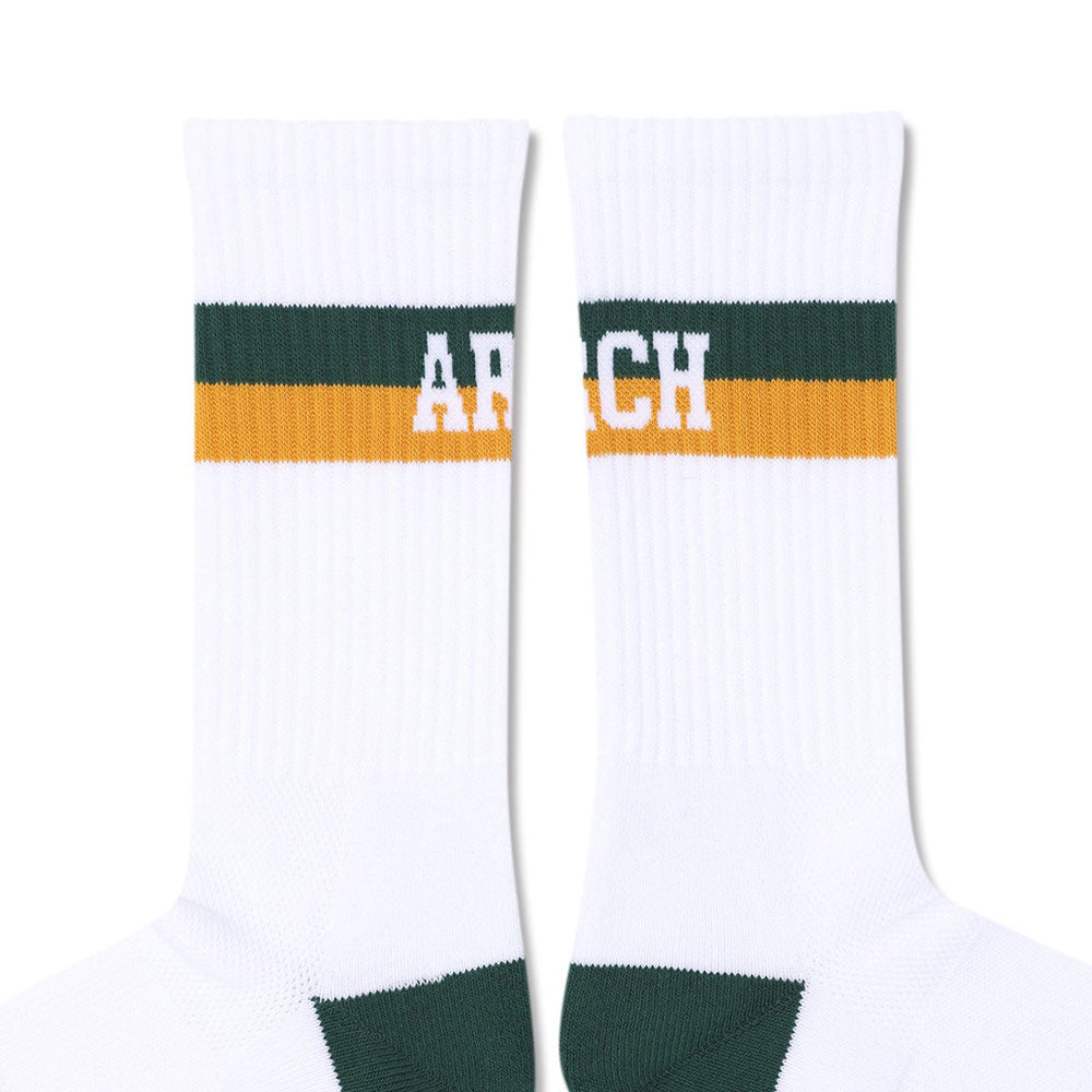 Arch bi-color crew mid. Socks バスケット ソックス 靴下