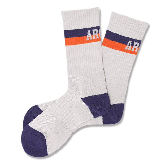 Arch bi-color crew mid. Socks バスケット ソックス 靴下