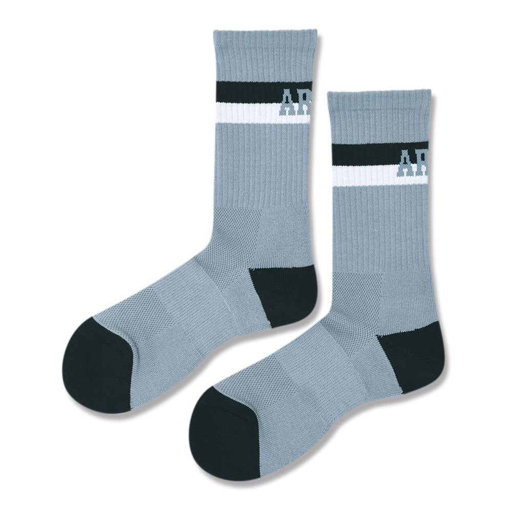 Arch bi-color crew mid. Socks バスケット ソックス 靴下