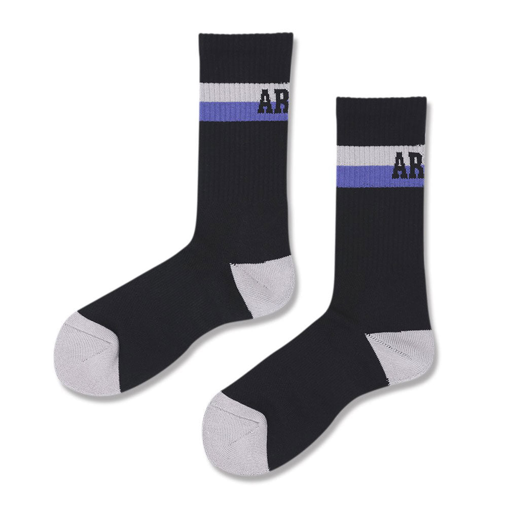 Arch bi-color crew mid. Socks バスケット ソックス 靴下