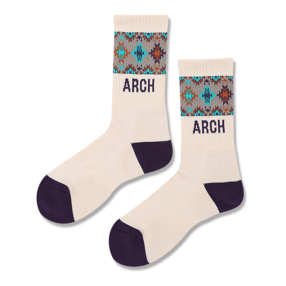 native patterncrew mid.Socks ユニセックス バスケ ソックス